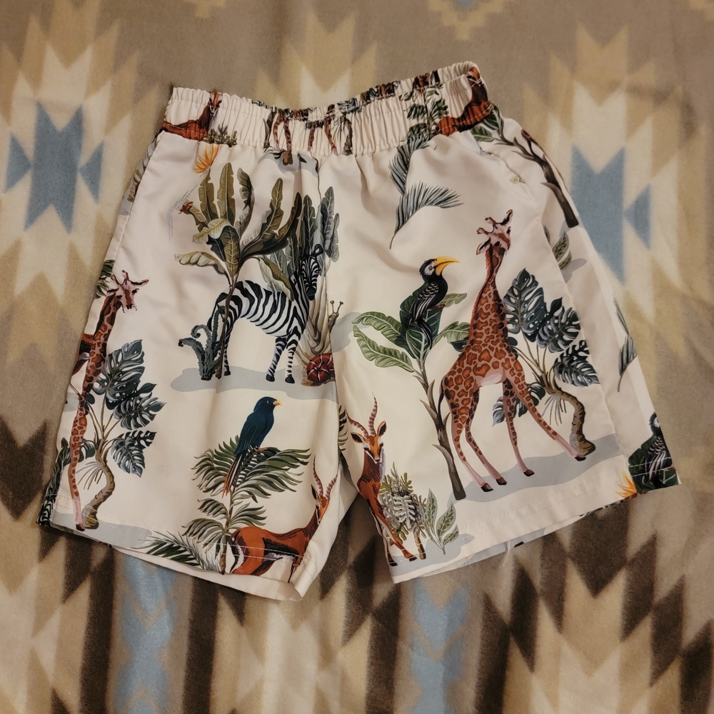Animal Print Shorts